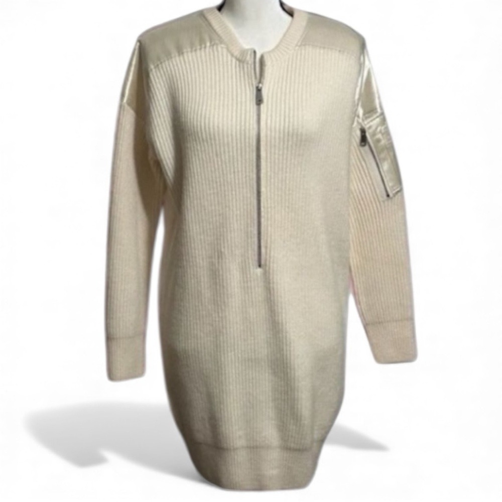 Maje Paris X Schott NYC Sweater Wool Tunic Size Small New with Tags Heavyweight